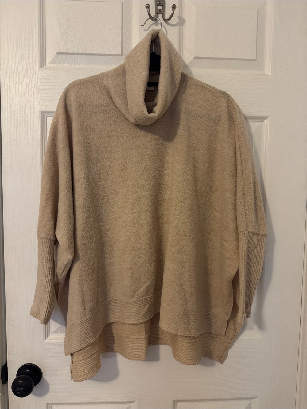 Cherish Tan Turtleneck Oversized Sweater